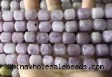 CKU333 15.5 inches 10*12mm tube kunzite gemstone beads