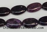 CKU40 15.5 inches 12*20mm oval purple kunzite beads wholesale