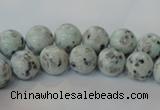 CKW02 15.5 inches 8mm round kiwi jasper gemstone beads