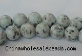 CKW02 15.5 inches 8mm round kiwi jasper gemstone beads