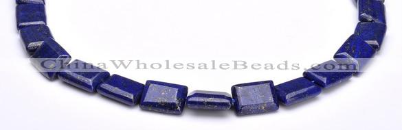 CLA05 Rectangle deep blue dyed lapis lazuli 12*16mm stone beads