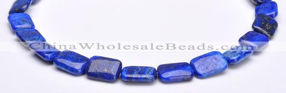 CLA06 Blue 13*18mm rectangle dyed lapis lazuli gemstone beads