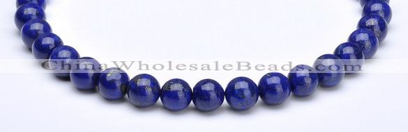 CLA10 Round deep blue dyed lapis lazuli 8mm beads wholesale