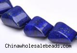 CLA30 14*18mm deep blue dyed lapis lazuli gemstone beads