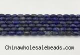 CLA540 15.5 inches 8*12mm faceted rice dyed lapis lazuli beads