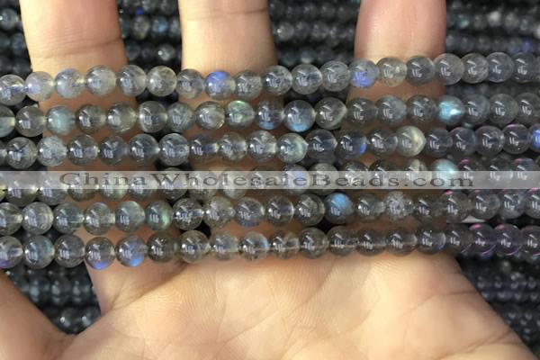 CLB1015 15.5 inches 5mm round labradorite gemstone beads