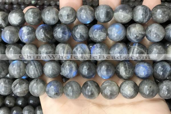 CLB1035 15.5 inches 12mm round labradorite beads wholesale