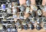 CLB1045 Top drilled 10*14mm faceted briolette labradorite beads