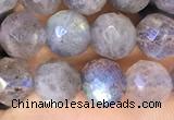 CLB1072 15.5 inches 6mm faceted round labradorite beads