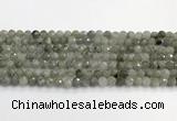 CLB1075 15.5 inches 6mm faceted round labradorite beads