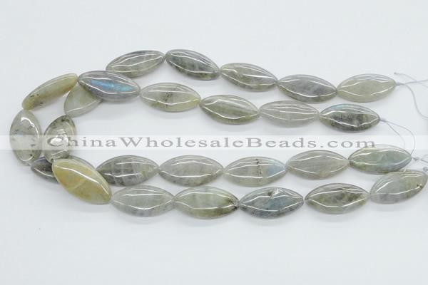 CLB110 15.5 inches 15*30mm marquise labradorite gemstone beads wholesale