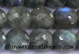 CLB1141 15 inches 8mm faceted round labradorite gemstone beads