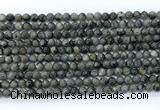 CLB1200 15.5 inches 4mm round black labradorite gemstone beads