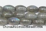 CLB150 15.5 inches 8*12mm rice labradorite gemstone beads