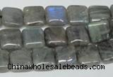 CLB162 15.5 inches 10*10mm square labradorite gemstone beads