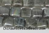 CLB163 15.5 inches 12*12mm square labradorite gemstone beads