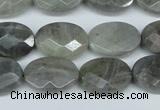 CLB188 15.5 inches 13*18mm faceted oval labradorite beads