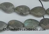CLB209 15.5 inches 12*16mm faceted flat teardrop labradorite beads