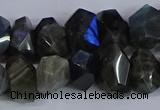 CLB232 15.5 inches 10*14mm - 13*18mm faceted nuggets labradorite beads