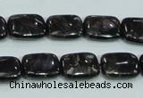 CLB309 15.5 inches 10*14mm rectangle black labradorite gemstone beads