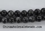 CLB351 15.5 inches 6mm round black labradorite beads wholesale