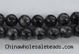 CLB352 15.5 inches 8mm round black labradorite beads wholesale