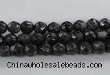 CLB361 15.5 inches 8mm faceted round black labradorite beads wholesale