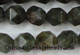 CLB453 15 inches 10mm faceted nuggets labradorite gemstone beads