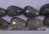 CLB506 15.5 inches 15*20mm faceted teardrop labradorite beads