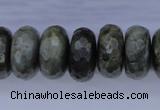 CLB58 15.5 inches 10*20mm faceted rondelle labradorite beads