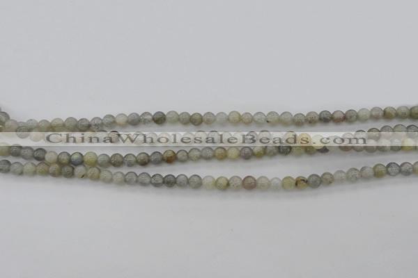 CLB62 15.5 inches 4mm round labradorite gemstone beads wholesale