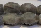 CLB703 15.5 inches 13*18mm - 16*22mm faceted nuggets labradorite beads