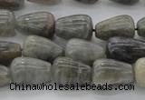 CLB719 15.5 inches 8*12mm teardrop labradorite gemstone beads