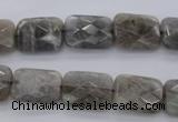 CLB748 15.5 inches 8*12mm faceted rectangle labradorite gemstone beads