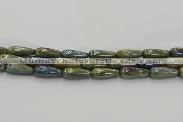 CLB781 15.5 inches 10*30mm teardrop AB-color labradorite beads