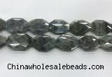 CLB799 25*30mm - 25*35mm faceted octagonal labradorite beads