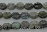 CLB80 15.5 inches 8*10mm oval labradorite beads wholesale