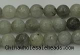 CLB860 15.5 inches 4mm faceted round AB grade labradorite beads