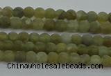 CLB870 15.5 inches 3mm round matte labradorite gemstone beads