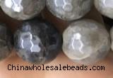 CLB884 15.5 inches 12mm faceted round AB-color labradorite beads