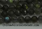 CLB901 15.5 inches 6mm faceted round labradorite gemstone beads