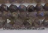 CLB973 15.5 inches 10mm faceted nuggets labradorite gemstone beads