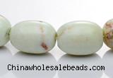 CLE01 15*20mm egg shape lemon turquoise stone beads wholesale