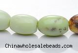 CLE02 16 inch 10*14mm rice lemon turquoise stone beads Wholesale