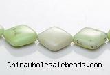 CLE14 rhombic 10*10mm lemon turquoise gemstone beads Wholesale