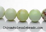 CLE20 16 inches 10mm round lemon turquoise stone beads Wholesale