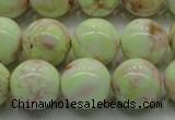 CLE203 15.5 inches 10mm round lemon turquoise beads wholesale