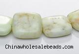CLE25 square lemon turquoise 15*15mm gemstone beads Wholesale