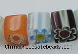 CLG512 16 inches 10*10mm cube lampwork glass beads wholesale