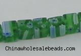 CLG561 16 inches 6*6mm cube lampwork glass beads wholesale